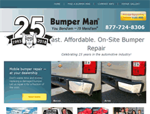 Tablet Screenshot of bumperman.com